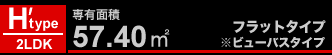 H'-type 2LDK tbg^Cvir[oX^Cvj